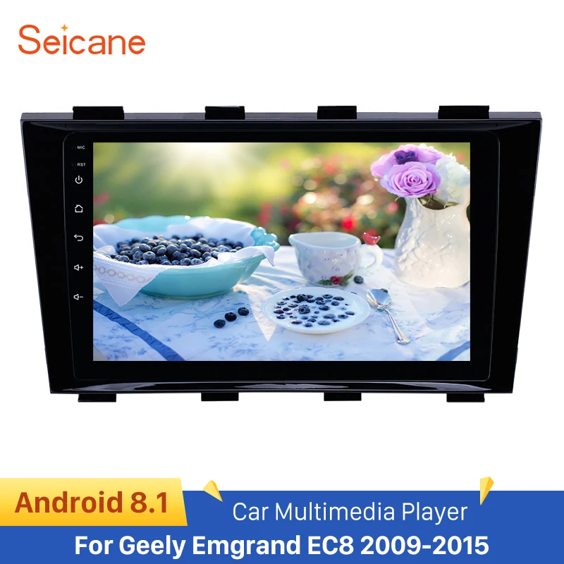 Автомобильный GPS навигатор Seicane 9 дюймов радио Android 8 1 для Geely Emgrand EC8 2009-2011 2012 2013 2014