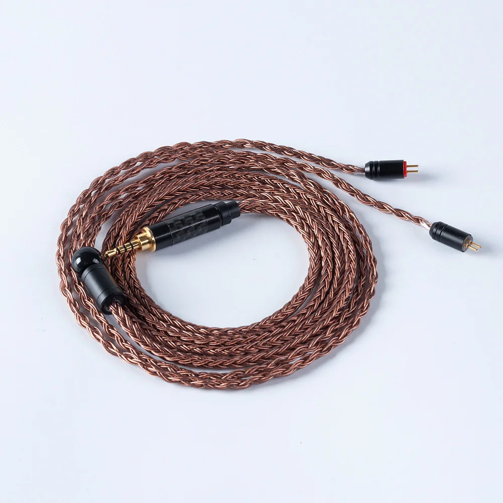HiFiHear 16 Core коричневый позолоченный Модернизированный кабель 2,5/3,5/4,4 мм балансный кабель с MMCX/2pin разъем для KZ AS10 ZS10 ZST CCA C10