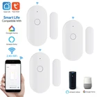 Смарт-датчик для дверей и окон, Wi-Fi, управление через приложение Tuya Smart Life, домашняя Автоматизация, противоугонная система безопасности дома, голосовое управление Alexa Google Home