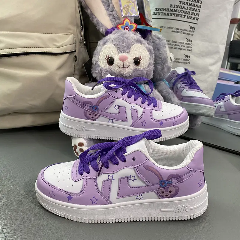 

Casual Sneaker Women's Platform Sports Shoes Purple Tennis Girly Cute Smart Fashion Female Vulcanize Flats Spring 2021