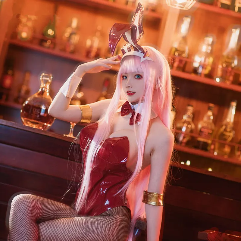 Аниме эротическое белье костюм для косплея любимой в Фране Код: 02 Zero Two Bunny Girl