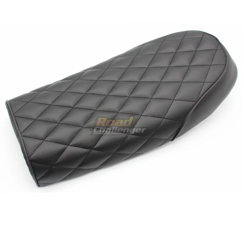 Универсальное плоское изготовленное на заказ винтажное седло для кафе-рейсеров