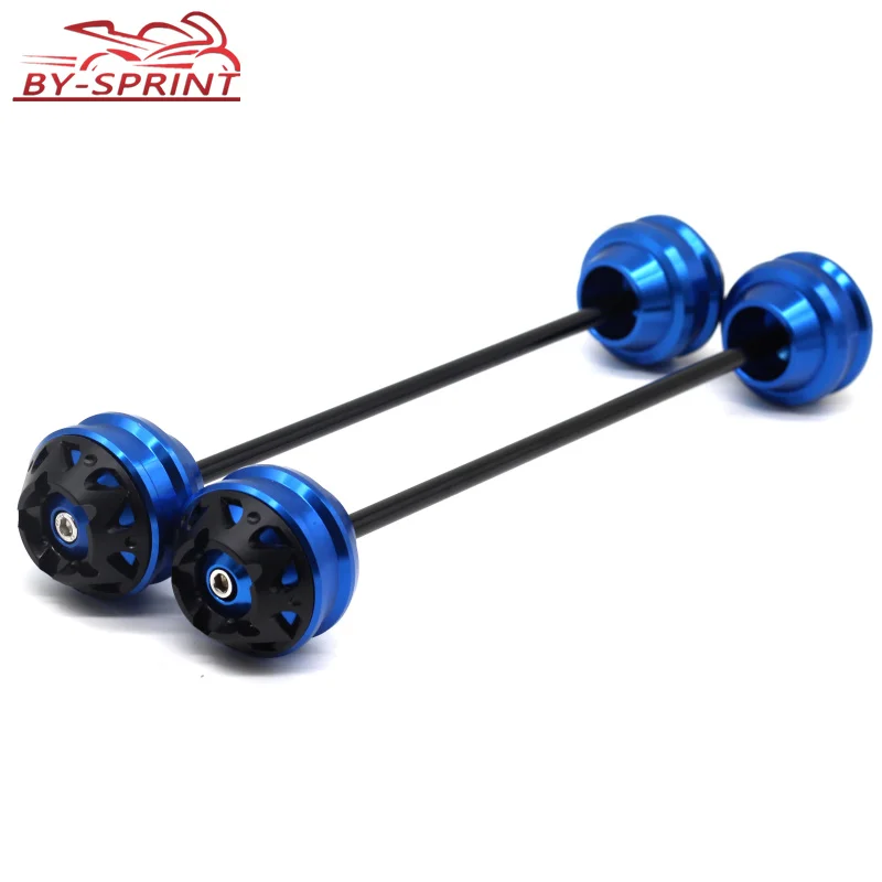 For MT-07 MT07 Tracer MT-09 MT09 2019-2020 Motorcycle CNC Front & Rear Axle Fork Wheel Protector Crash Sliders Cap Pad | Автомобили и