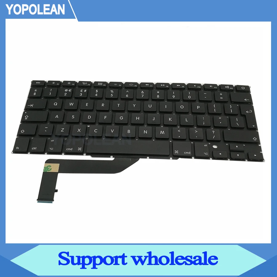 3 шт./лот новая английская клавиатура для Macbook Pro Retina 15 дюймов A1398 2012 2013 2014 2015 лет AC06