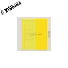 2 шт. YINDING 7070 двухцветный 50 Вт высокомощный светодиодный светоизлучающий диод 3100-6900K теплый белый + холодный белый свет для автомобиля