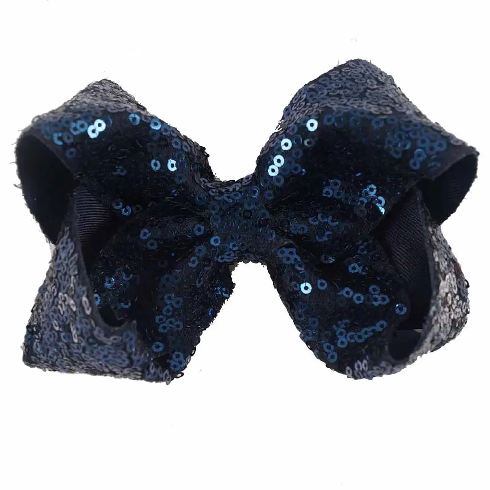 5inch hair bow Xugar 3 ''75 мм 2y Двусторонняя лента с блестками для рукоделия, самодельные банты для волос, домашний текстиль, одежда для шитья, материалы для рукоделия, товары для рукоделия - Цвет: 5inch hair bow