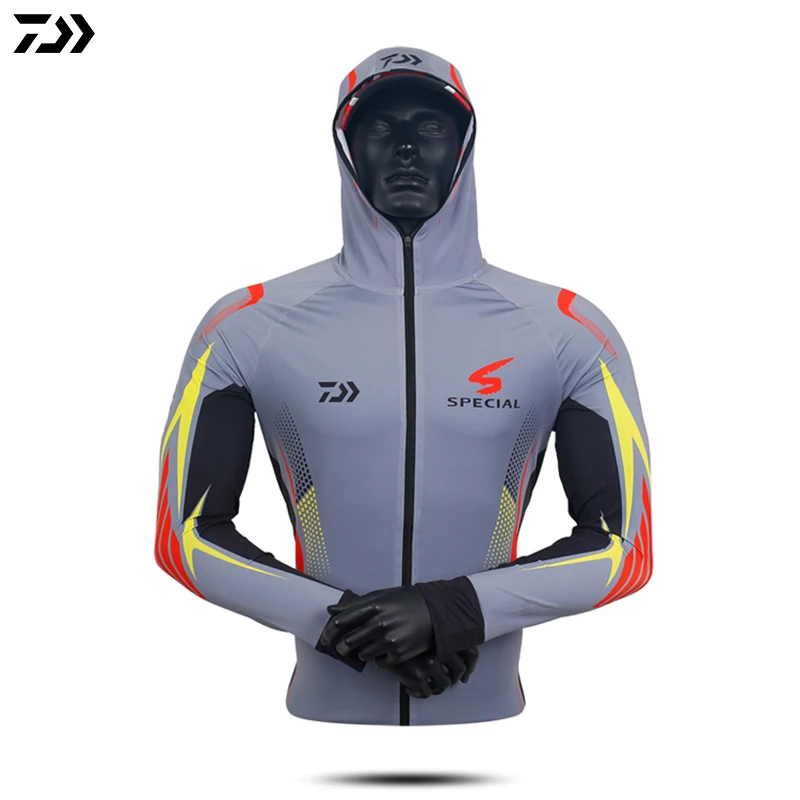 

Рубашка DAIWA, одежда для рыбалки, уличная быстросохнущая дышащая одежда для профессиональной рыбалки с длинным рукавом, спортивные рубашки д...