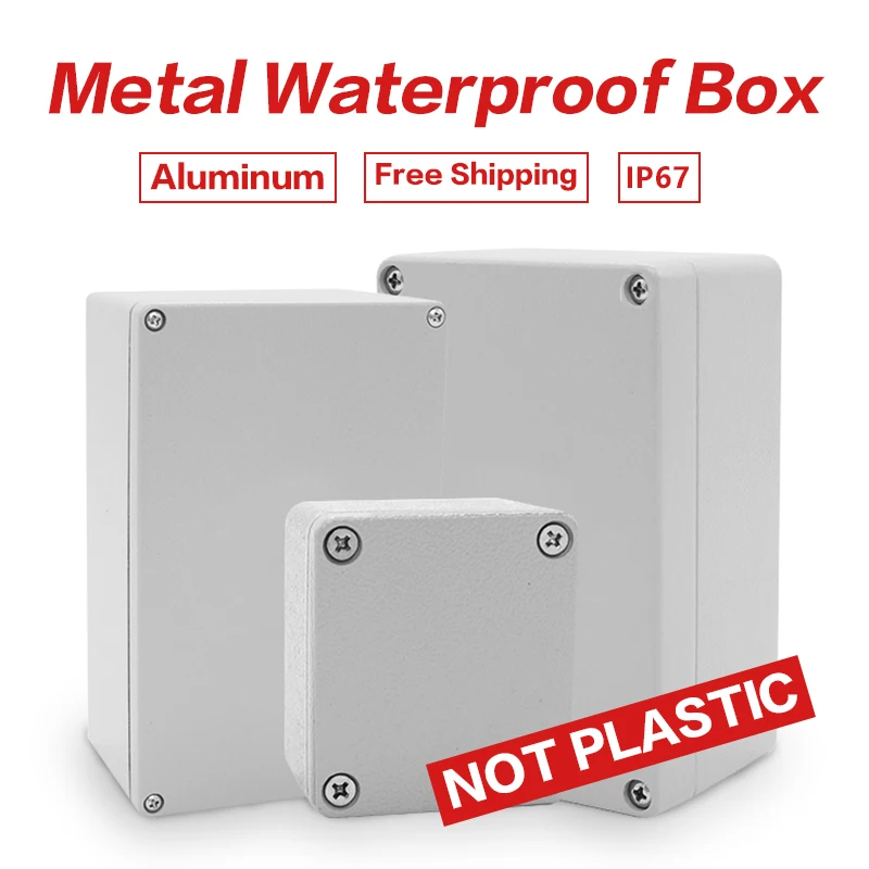 

Explosion-proof Waterproof Aluminum Enclosure Box Electronic ip68 Project Instrument Case Project Box Outdoor Junction Housing