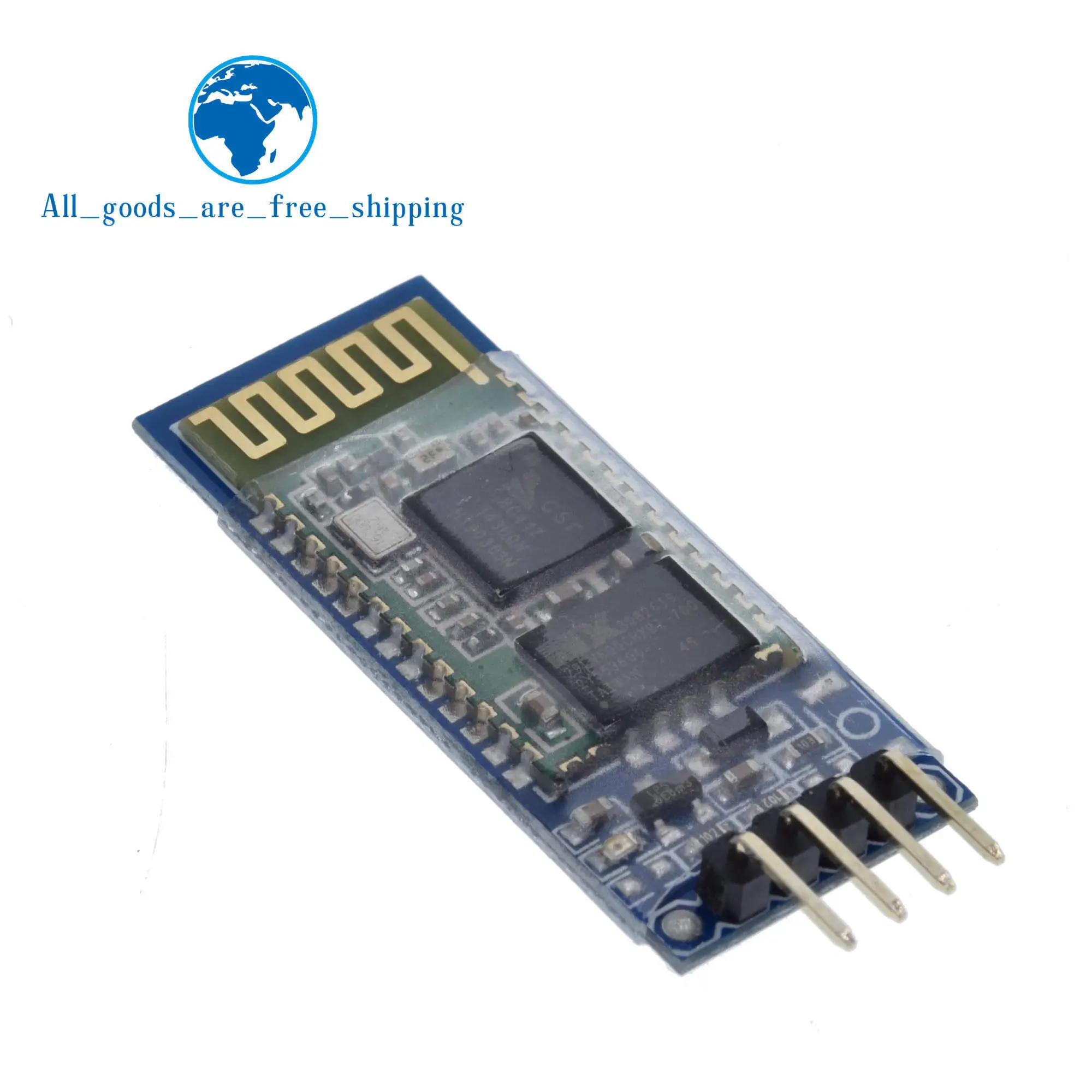 Завеса 1 шт. HC06 HC-06 Беспроводной Серийный 4 Pin Радиотрансивер RS232 ttl Bluetooth модуль Подключаемый модуль для arduino