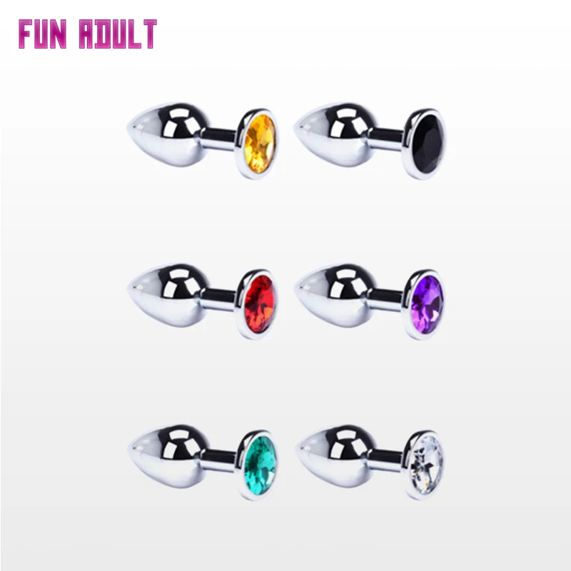 Анальная пробка металлическая гладкая сталь мастурбатор товары для взрослых