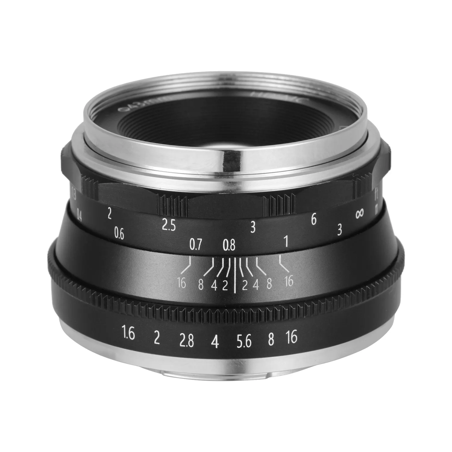 Andoer 35 мм F1.6 Камера объектив Ручной фокус линзы большая апертура для sony A6600 A6100 A6400