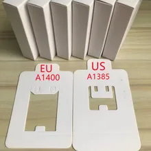 10Pcs High Quality A1400 A1385 US/EU Plug USB AC Power Adapter Wall Charger For Phone 6s 7 8 PLUS XS Max With retail package