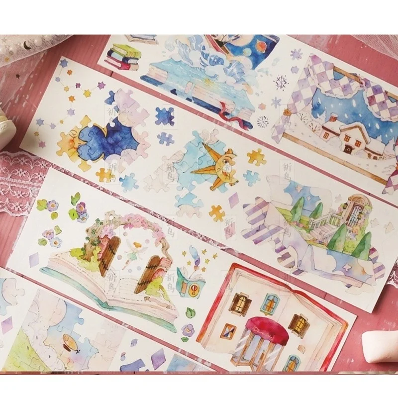 

1 Loop 8 x 100cm Traveling The World In Dream Washi Tape Sample Dream Cruise Special Oil Collage