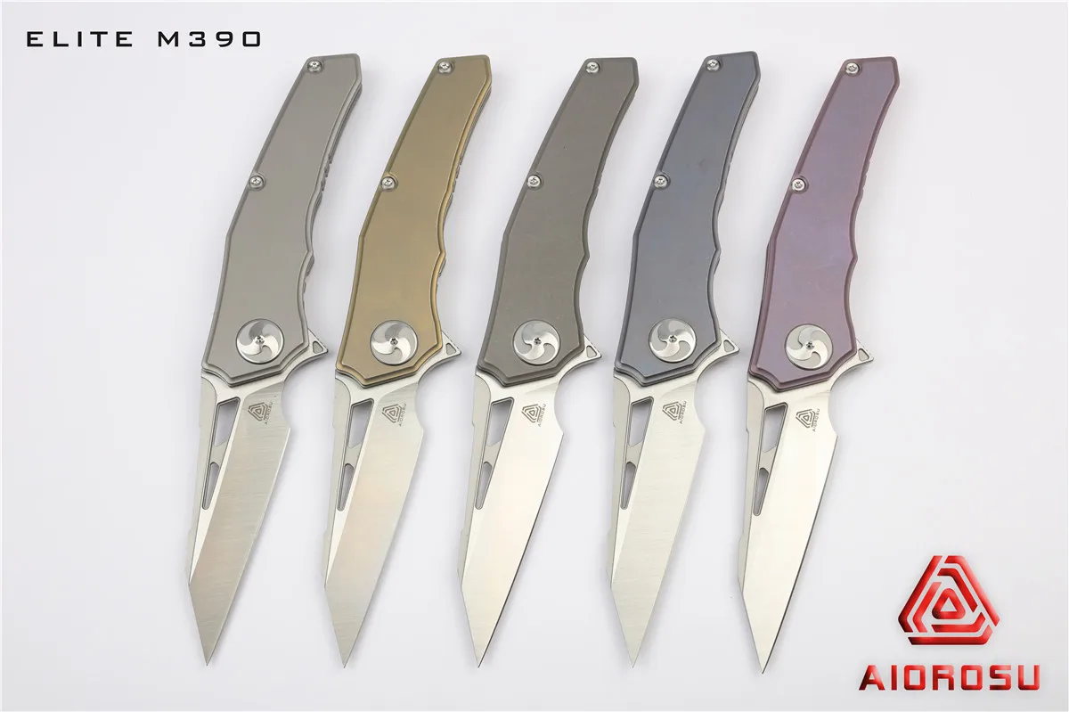 

Aiorosu Elite Folding Knife M390 Steel