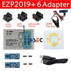 EZP2019 программатор + 6 адаптеров soic8 sop8 ic тестовый зажим 150mil 200mil SOP16 адаптеры supp EZP2010 EZP2013 EZP2011 высокоскоростной USB SPI