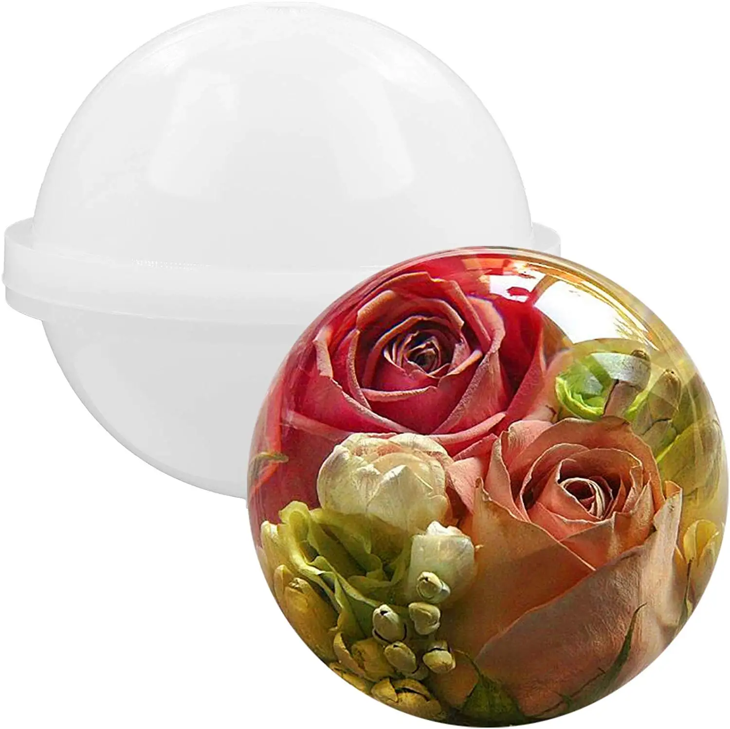 4 дюймовая большая сфера круглая силиконовая форма для смолы смолы|Инструменты и