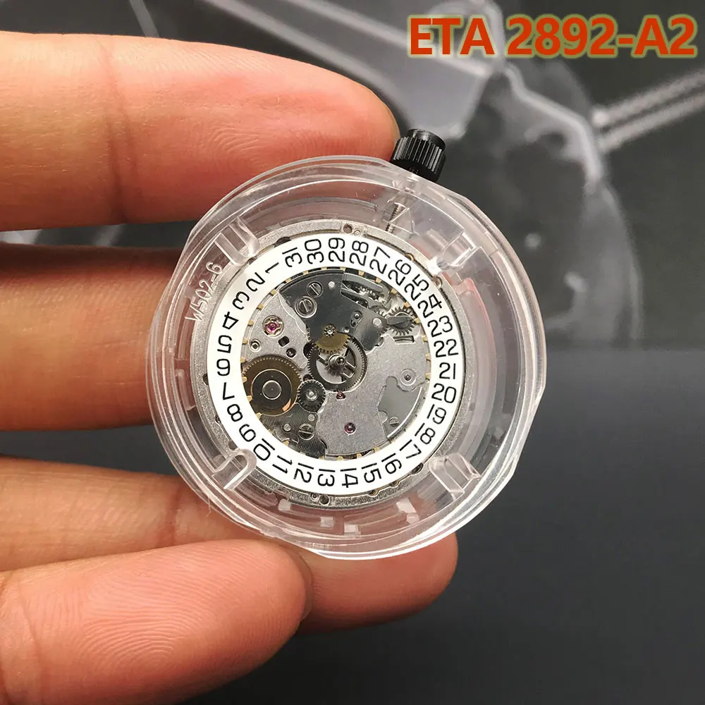

Swiss Original ETA 2892/2892-A2 Automatic Watch Movement 21 Jewels Genuine Standard Mechanical Self-winding Movement Datewheel