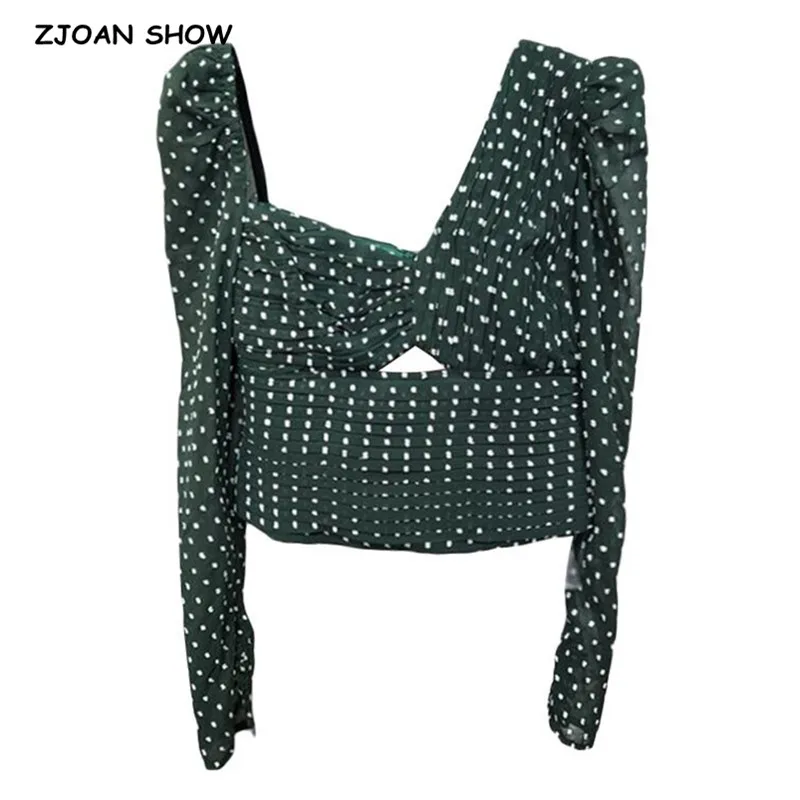 

Женская Асимметричная блузка в стиле Харадзюку, винтажная Облегающая рубашка с длинным рукавом, асимметричным подолом и рюшами, весна 2021