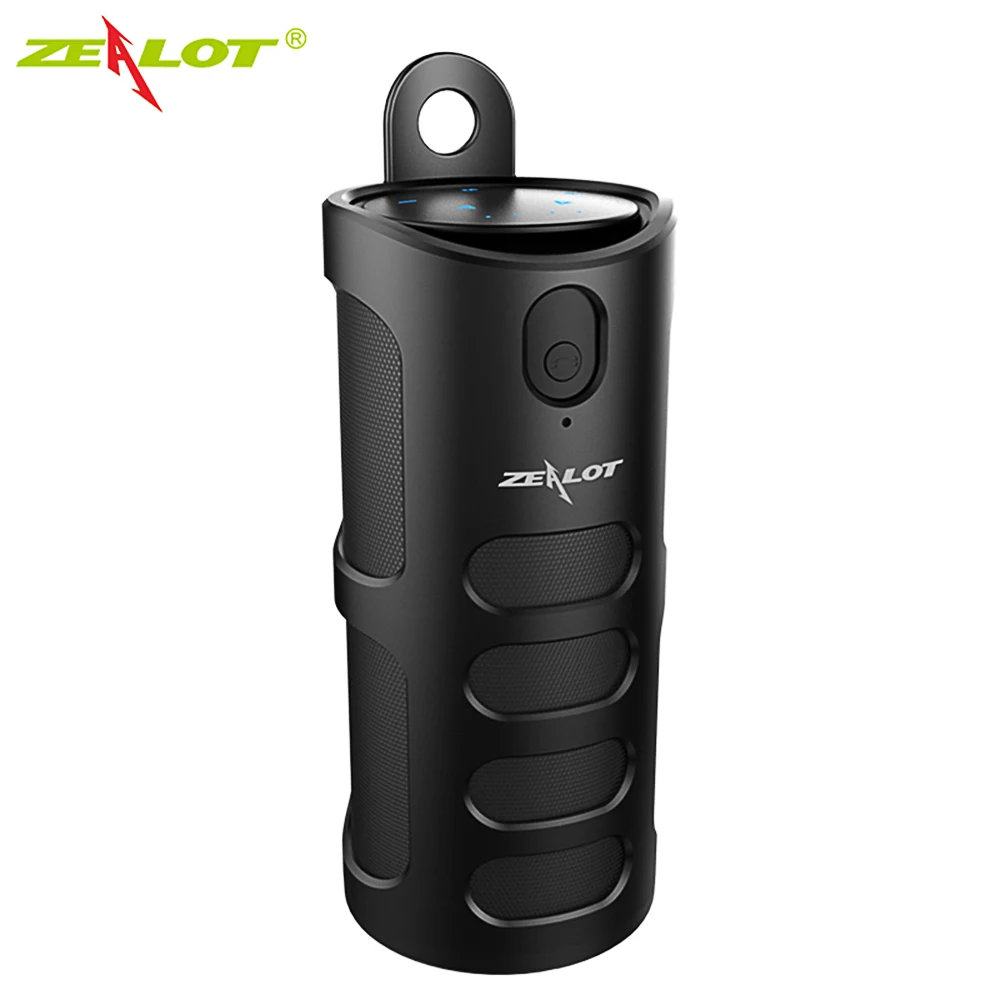 ZEALOT S8 Bluetooth колонка беспроводной сабвуфер 3D стерео сенсорное управление AUX