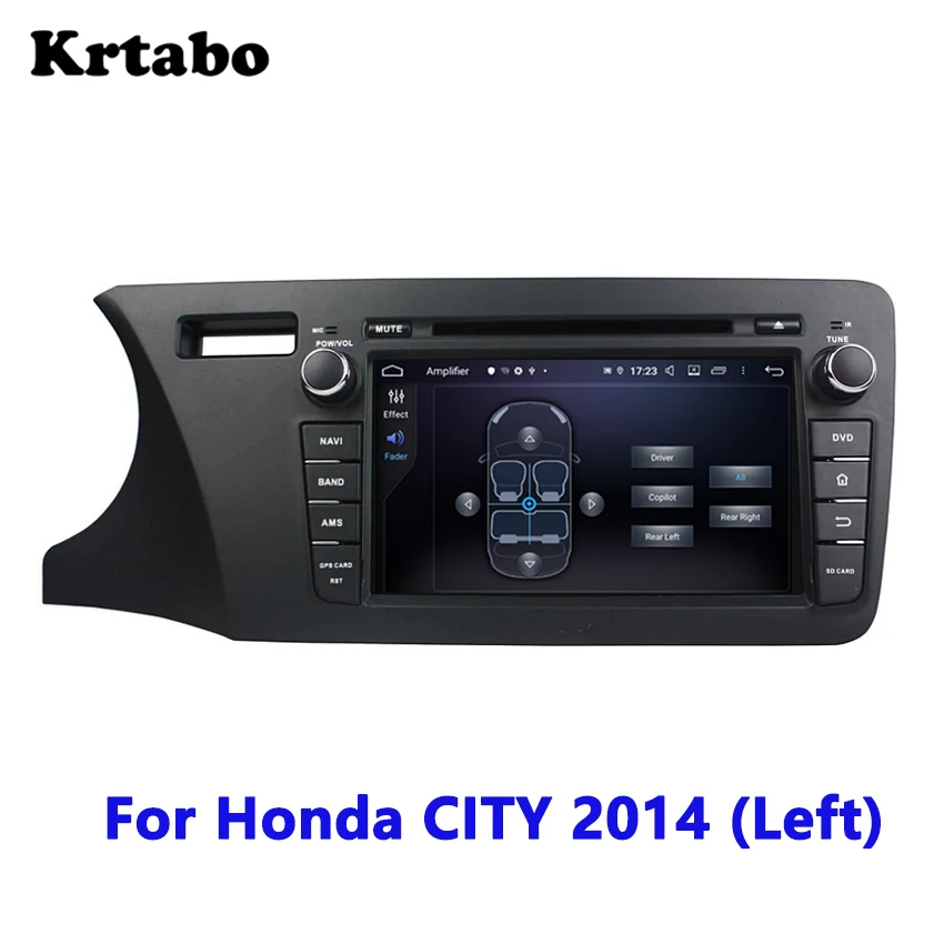

Car radio Android multimedia player 4G RAM For Honda CITY 2014 LHD (Left) GPS Car touch screen Support DVD carplay Bluetooth