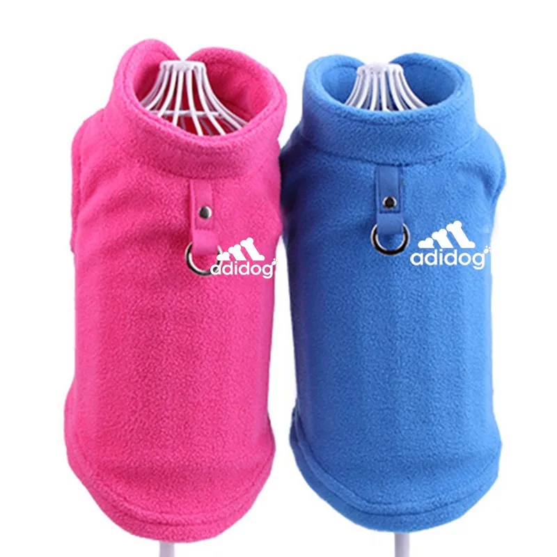 Зимняя Теплая Флисовая Куртка для питомца с надписью маленьких и средних собак |