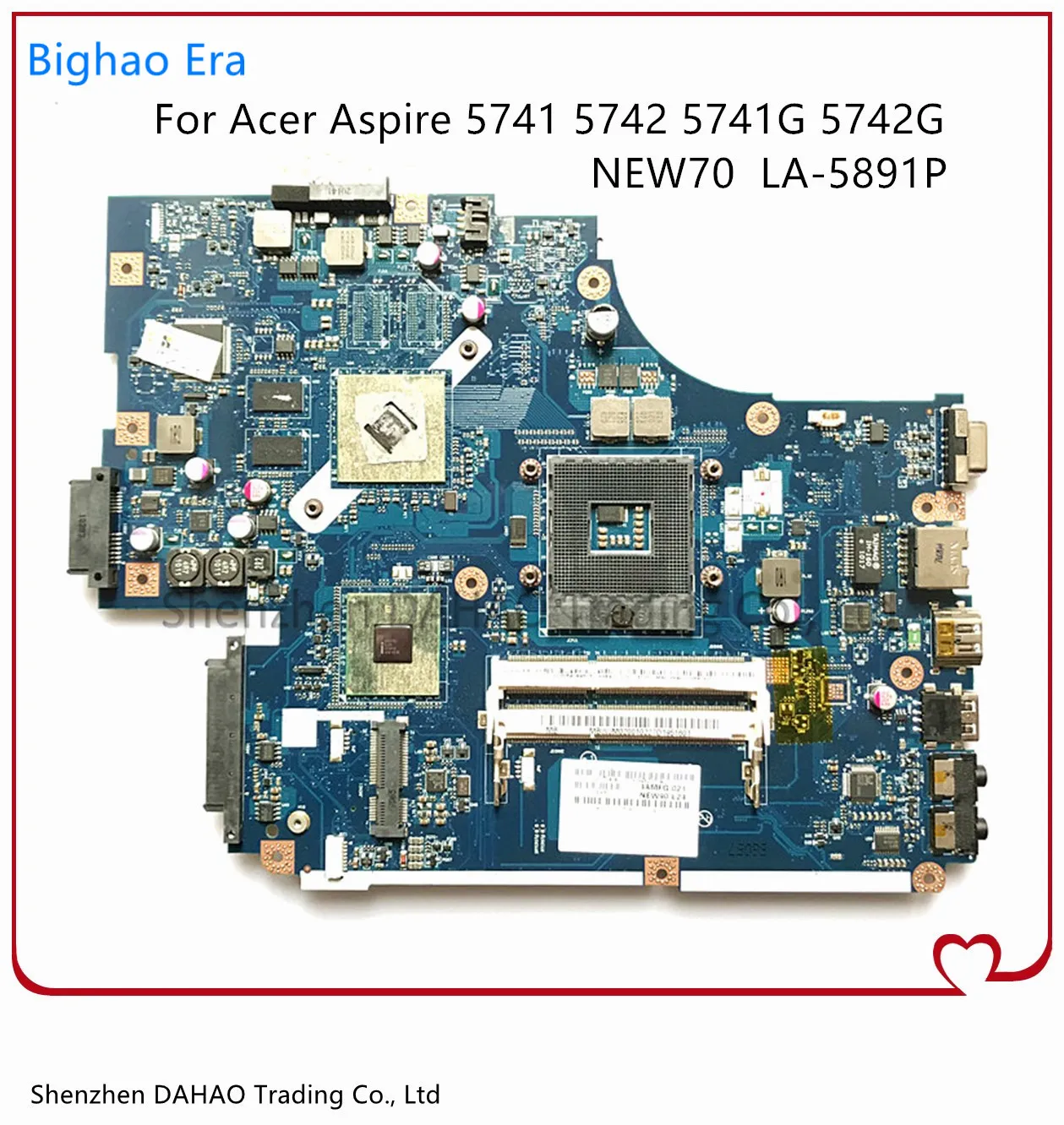 Для Acer 5741 5741G 5742 5742G материнская плата ноутбука LA 5891P 5893P 5894P MB с HM55 HD5470M GPU 100%