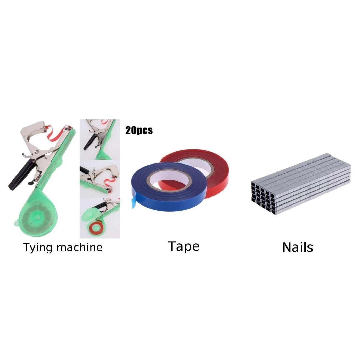 Садовые инструменты завод завязывающая машина ветка рука лента в рулоне гвозди