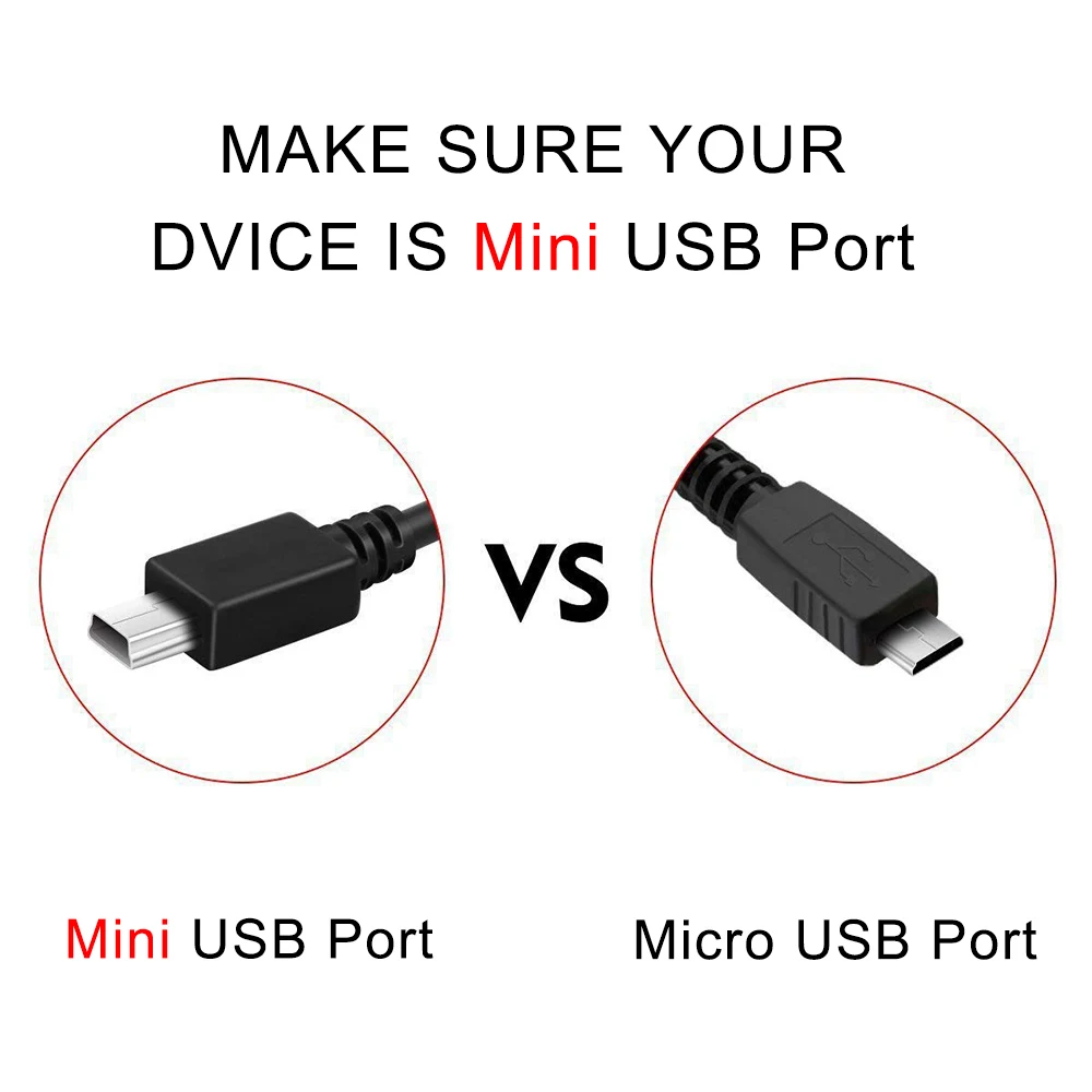 RUCCESS комплект с жестким проводом Mini USB 12 В 24 В до 5 В 2.5A Автомобильный USB кабель с автоматической зарядкой для автомобильного видеорегистратора видеорегистратор gps автомобильный адаптер