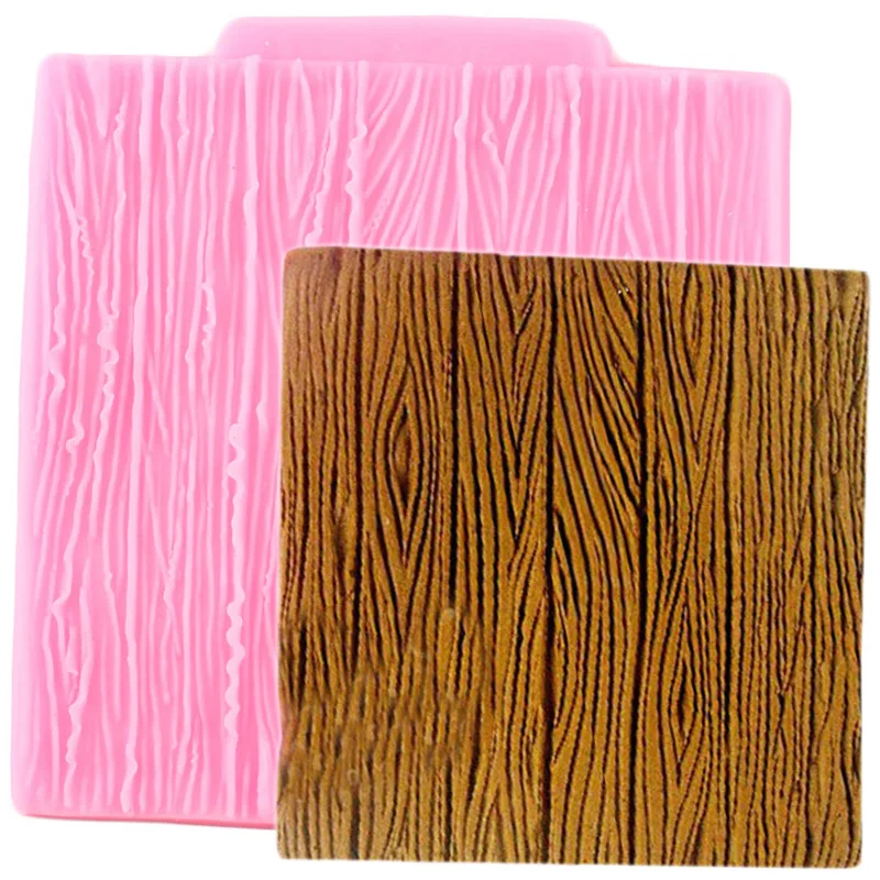 Древесной коры линии текстуры полоса для декорации свадебных тортов силиконовая