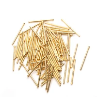 pointed spring test probe spring total length 33 35mm gold plating for testing circuit board instrument tool pa125 a2 100pcs