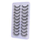 510 пар 3D норковые натуральные накладные ресницы Lahses искусственные норковые ресницы ручной работы накладные ресницы многоразовый инструмент для макияжа
