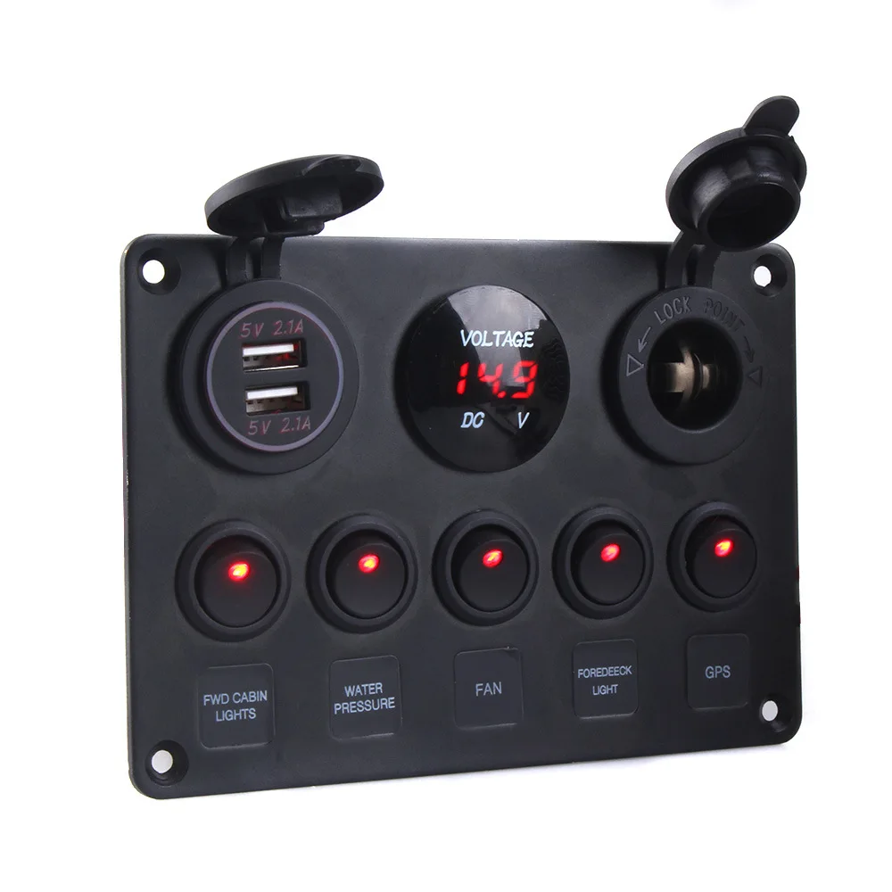 Панель перекидного переключателя со светодиодсветодиодный цифровым