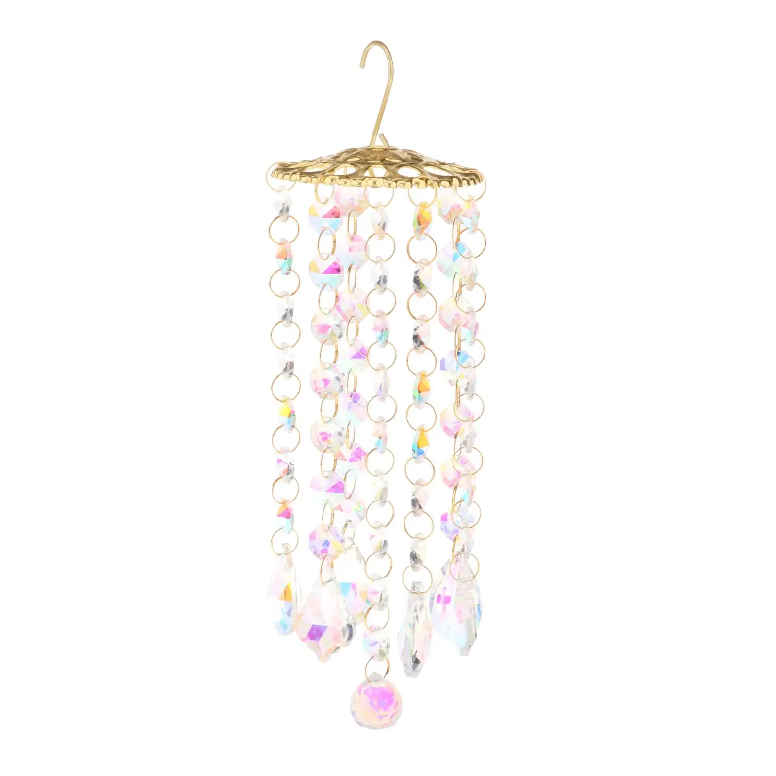 

Colorful Crystal Wind Chrimes Tree Home ing Decorative Suncatchers