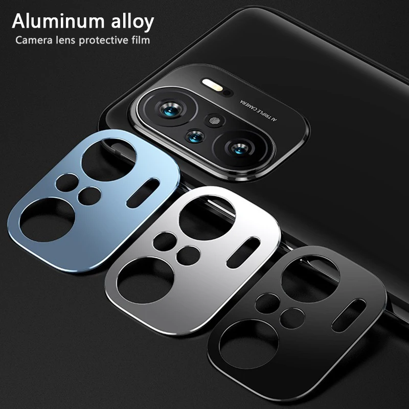 

Защитная пленка из алюминиевого сплава для камеры Xiaomi Mi 11 POCO F3 Redmi K40 Pro, утолщенная Противоударная металлическая крышка для объектива