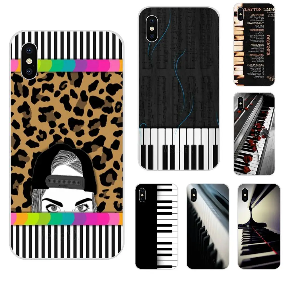 Мягкий чехол с принтом для Xiaomi Redmi Mi 4 7A 9T K20 CC9 CC9e Note 7 9 Y3 SE Pro Prime Go Play Pop Art Piano