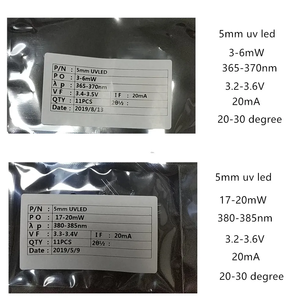 5 мм 365nm 385nm УФ круглый погружной светодиодный диоды|365nm 5mm|diode leddiode led 5mm |