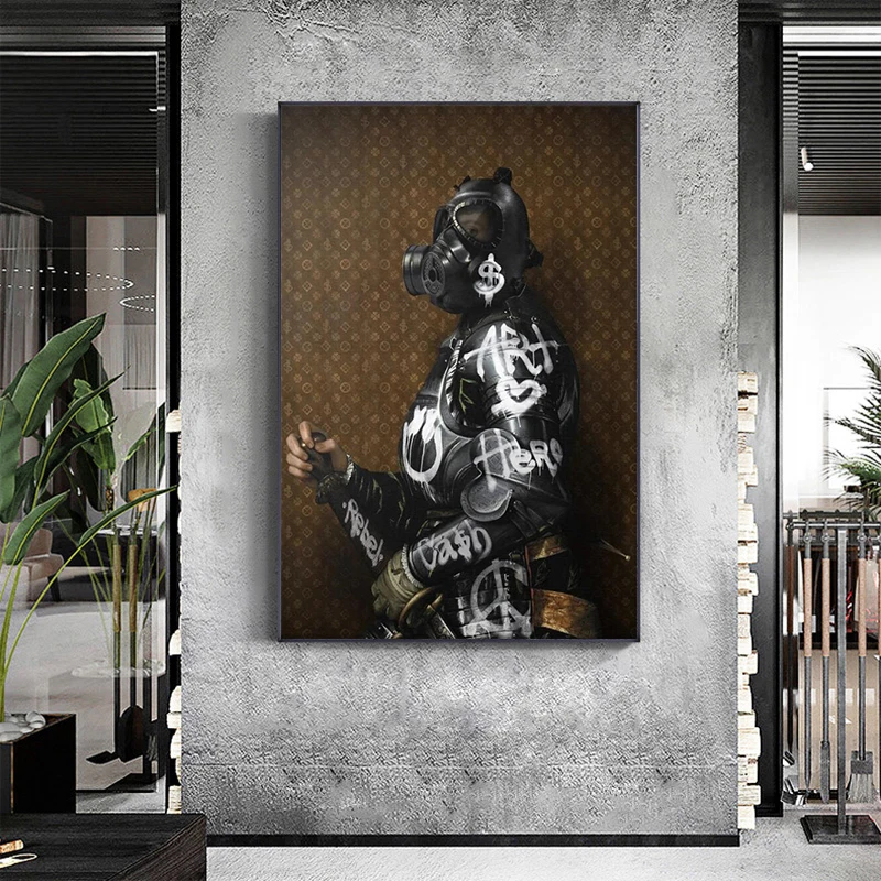 Роскошная живопись семейный дворец в маске ВИНТАЖНЫЙ ПЛАКАТ доллар человек