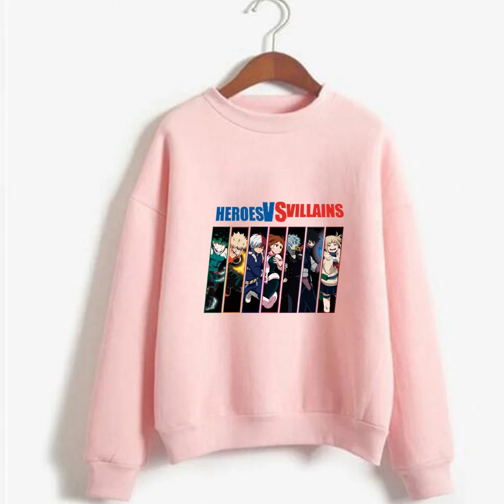 

My Hero Academia Hoodie Hip Hop Long Sleeves O-neck Autumn Man Cloth