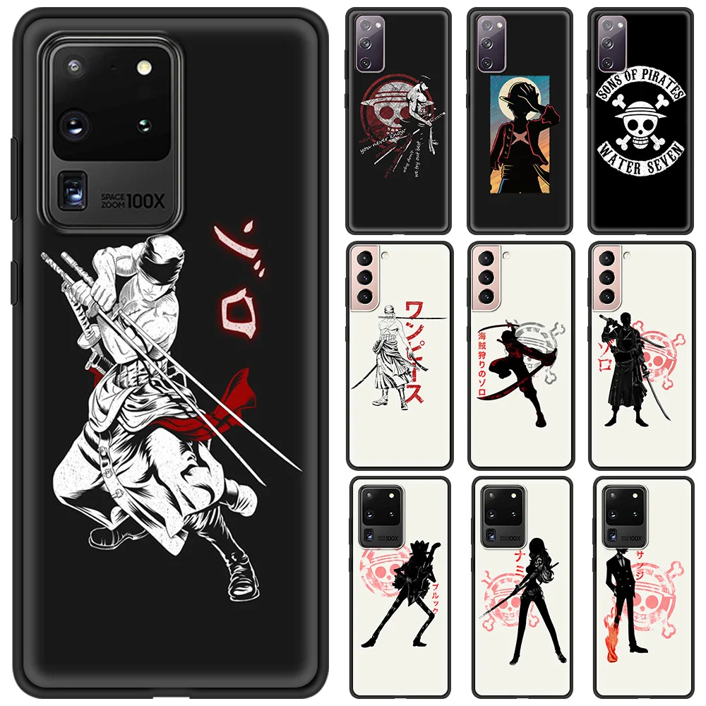 

Shockproof Phone Case For Samsung Galaxy S21 Ultra S20 FE 5G S10e S10 S8 S9 S20 Plus S7 Cover Coque ONE PIECE
