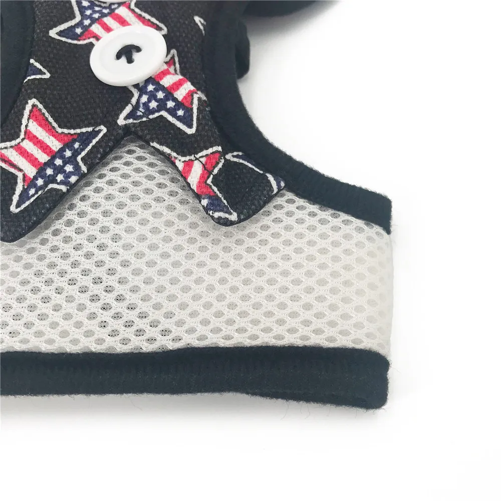 Жилет для собак шлейка с поводком комплект одежды маленьких средних жилет бантом