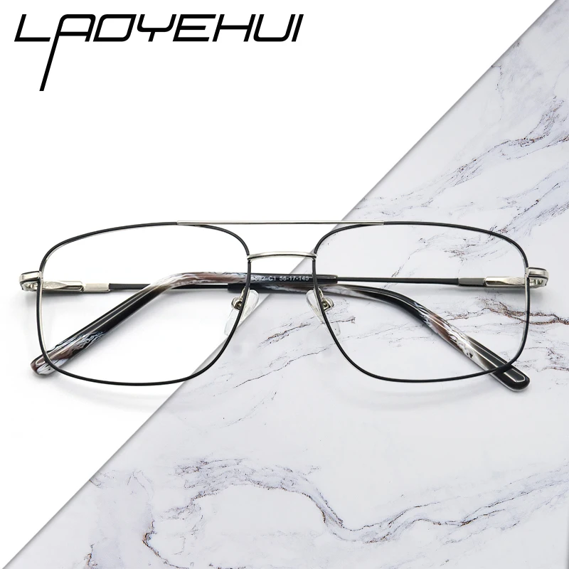 Квадратные прямоугольные металлические оправы для очков настраиваемые