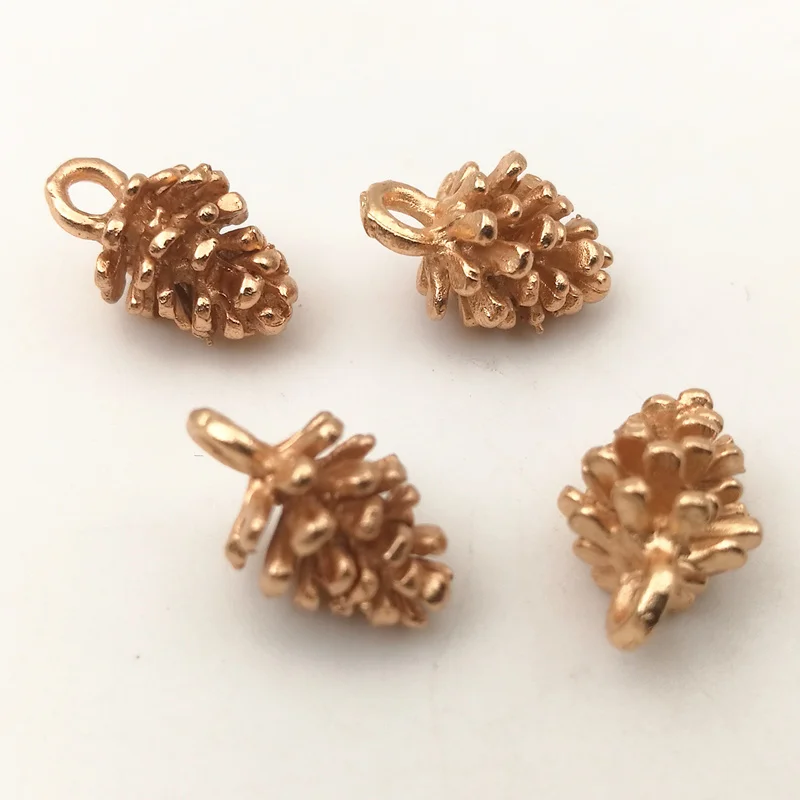 

SIXTY TOWFISH 30 pieces DIY Jewelry Accessories Size 12*7mm Alloy Materials Flower Slice Charms