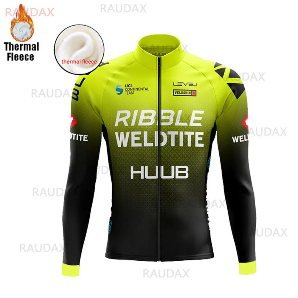 

2021 HUUBFOX Winter Cycling Jerseys Long Sleeve Bike Shirts Man's MTB Bicycle Jeresy Cycling Clothing Wear Ropa Maillot Ciclismo