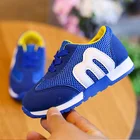 Детские спортивные кроссовки для бега, синие, красные, розовые, сетчатые, для малышей, девочек, мальчиков, повседневная обувь, новинка 2020