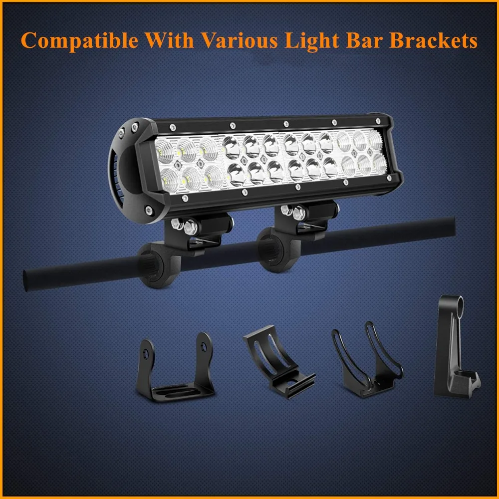 2/4/6/8 светодиодный светильник бар Горизонтальный зажим Монтажный кронштейн