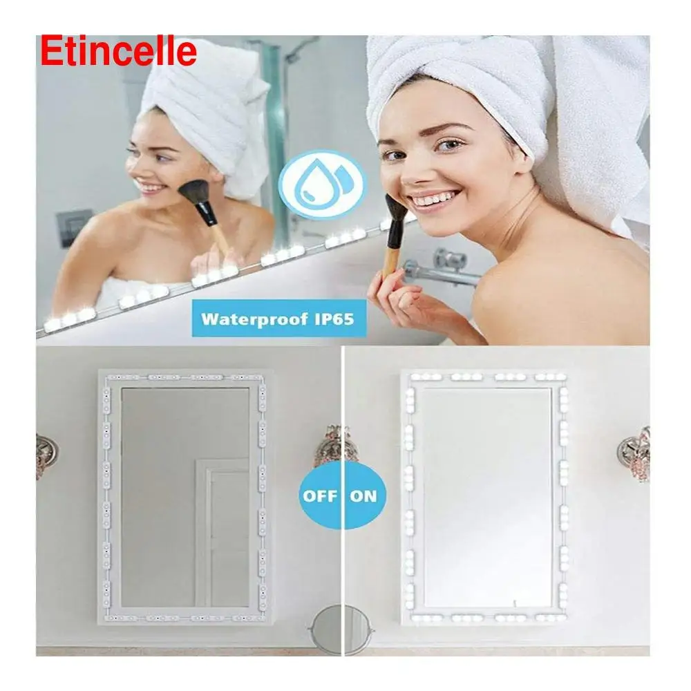 

Туалетный шкаф для макияжа, декор для спальни, голливудское зеркало, мебель, подсветильник, затемняющий свет, косметология с подсветкой wal