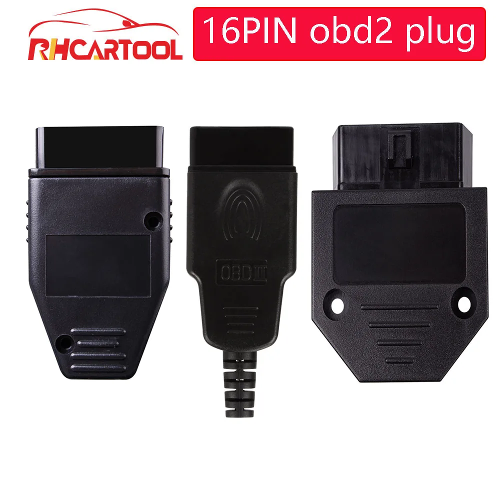 Автомобильные аксессуары OBD2 16Pin мужской женский разъем адаптера OBD OBDII EOBD (система
