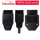 Автомобильные аксессуары OBD2 16Pin Мужской Женский Разъем адаптер OBD OBDII EOBD J1962 OBD2 16Pin адаптер для проводки 16Pin корпус