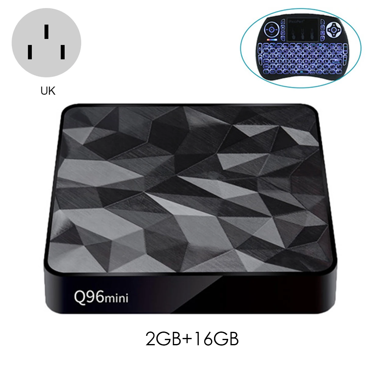 Мини ТВ-приставка SOONHUA Smart HD медиаплеер ТВ-приставки Android 7 1 С I8 Air Mouse и адаптером