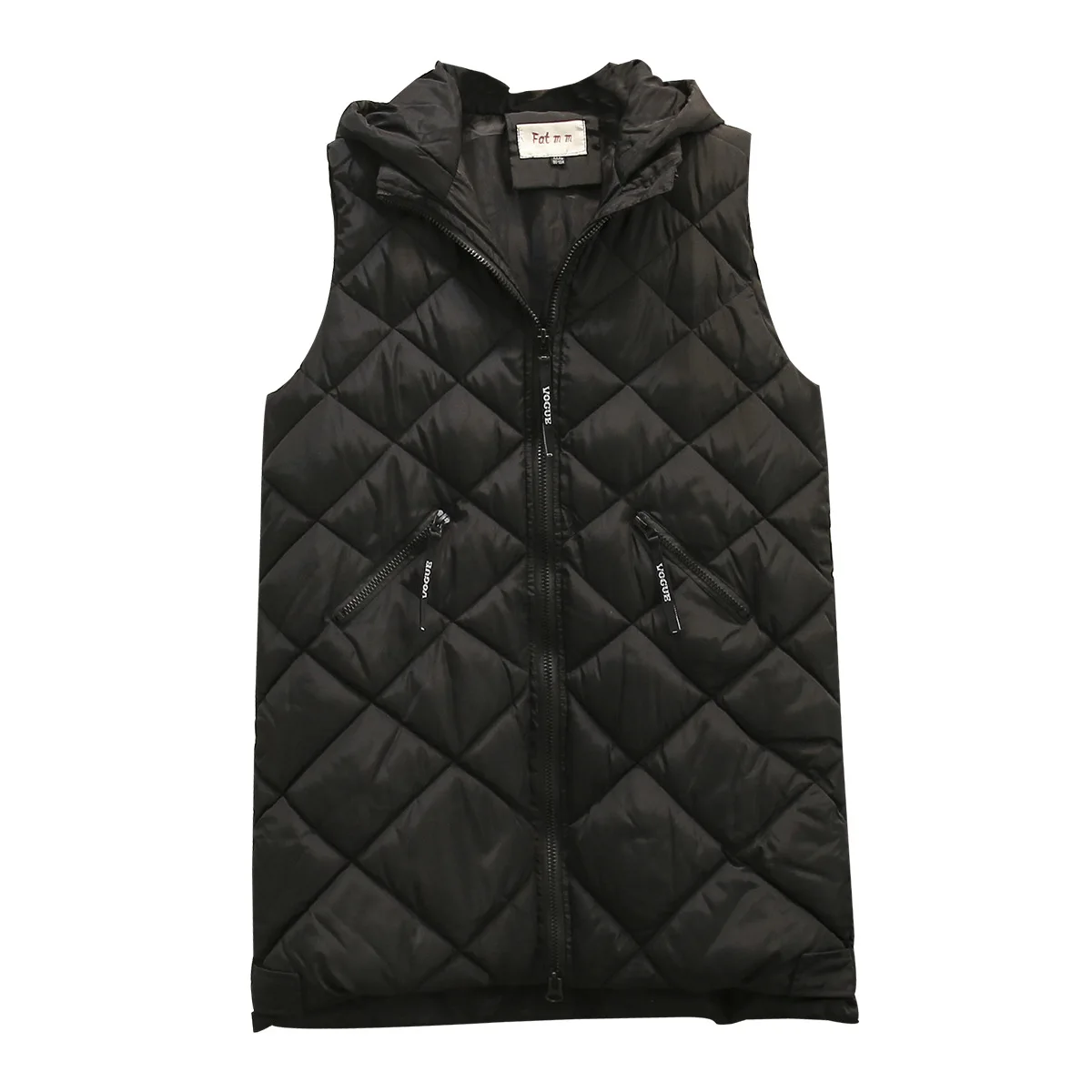 Повседневные длинные жилеты размера плюс 2019 зимняя одежда модные Свободные